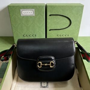 <AUTHENTIC>Gucci Horsebit 1955 Medium Shoulder Bag